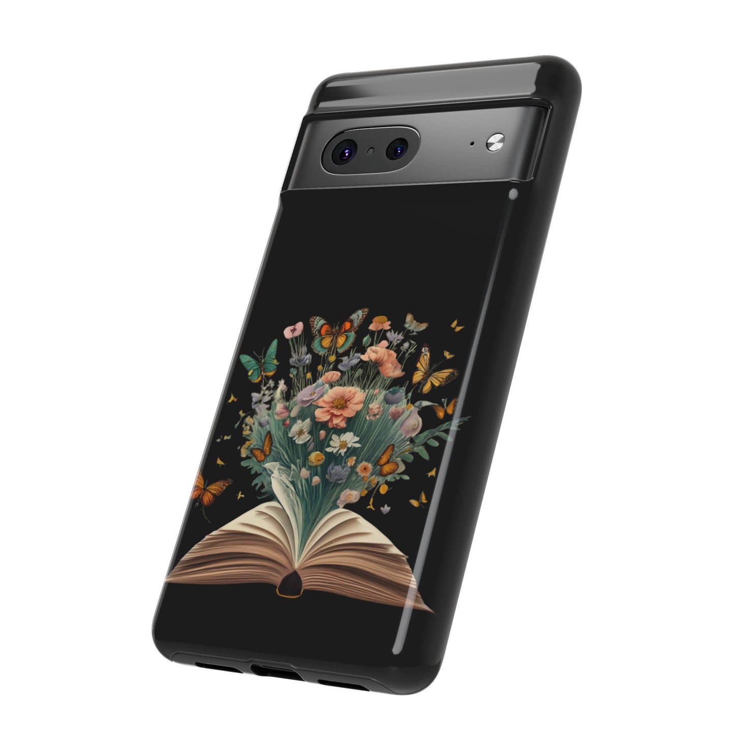 Book and wildflowers iPhone 15 | Floral iPhone 15 Case