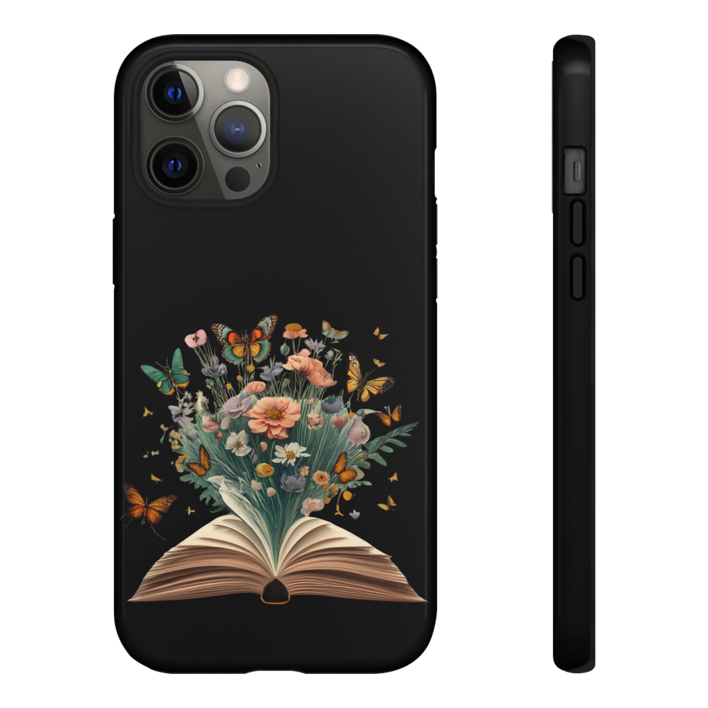 Book and wildflowers iPhone 15 | Floral iPhone 15 Case