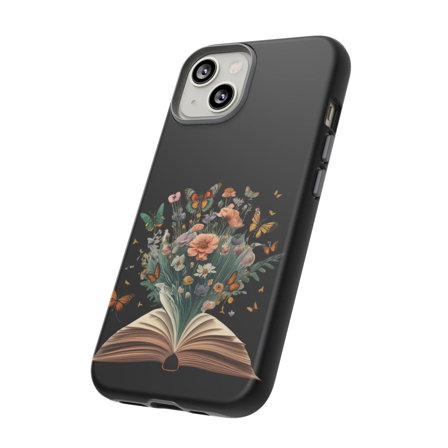 Book and wildflowers iPhone 15 | Floral iPhone 15 Case