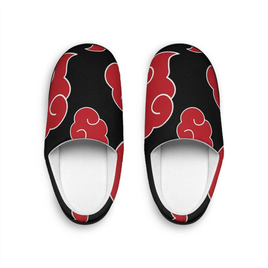 Red Cloud Indoor Slippers | Naruto Slippers | Anime Lover Gift | Akatsuki Indoor Slippers | Manga Slippers