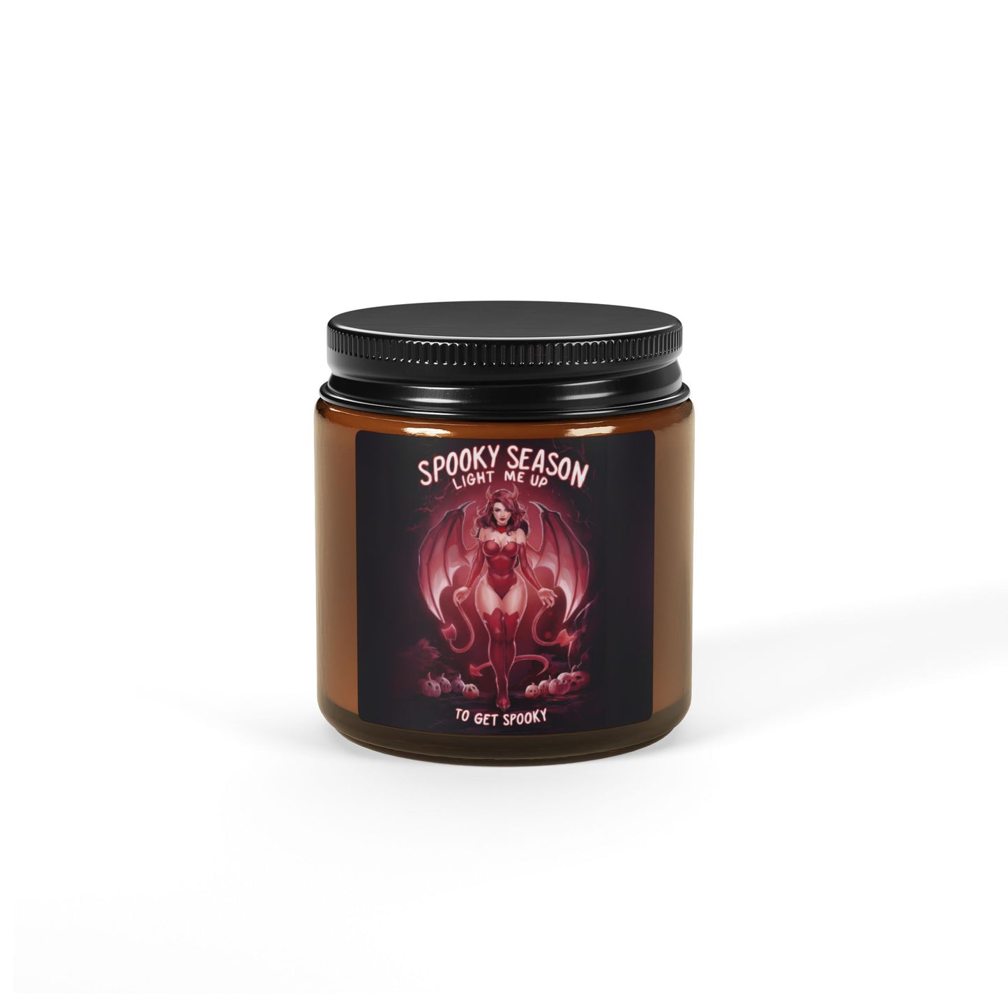 Light me up to get Spooky Candle | Halloween Candle | Fall Candles | Couple Candles