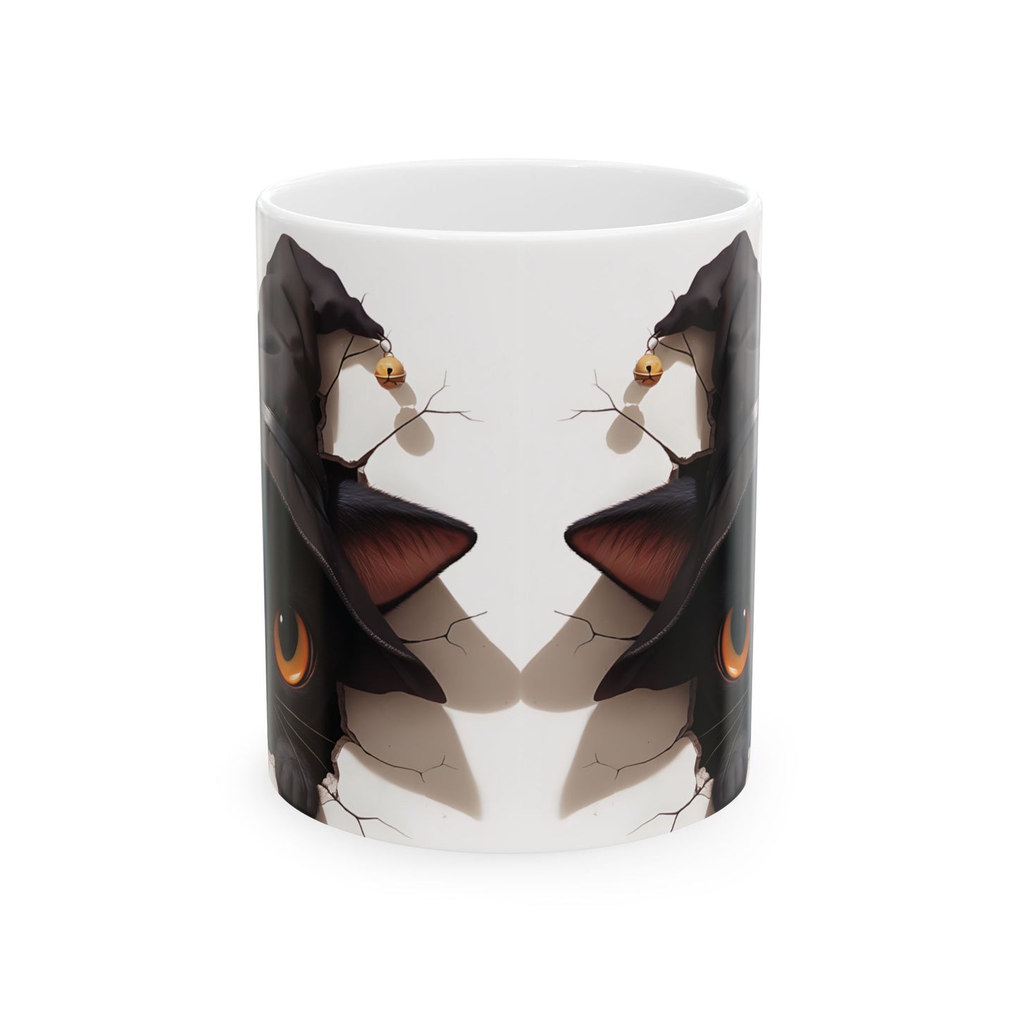 Cute Halloween Black Cat Mug | Mug Cat | Coffee Mug Cat Lover Gift | Halloween Gift