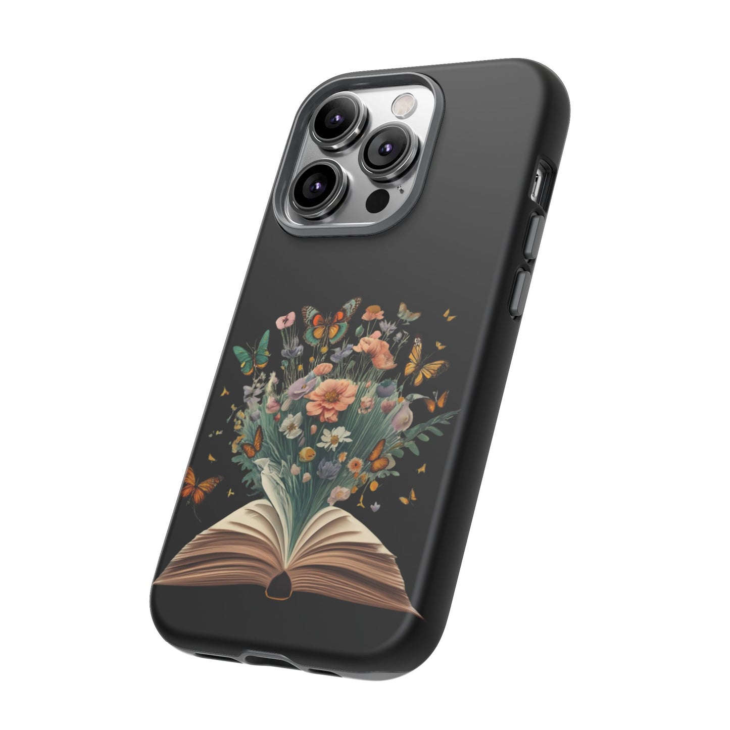 Book and wildflowers iPhone 15 | Floral iPhone 15 Case