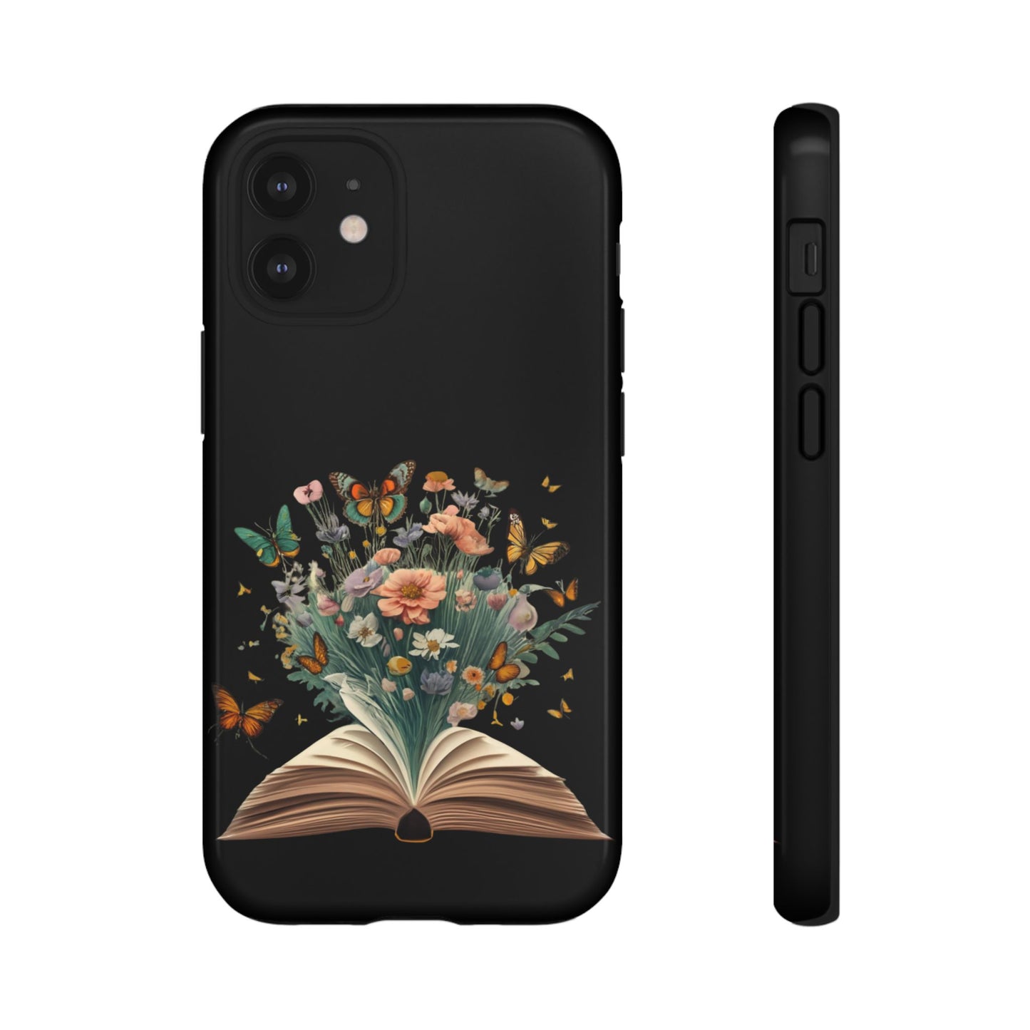 Book and wildflowers iPhone 15 | Floral iPhone 15 Case