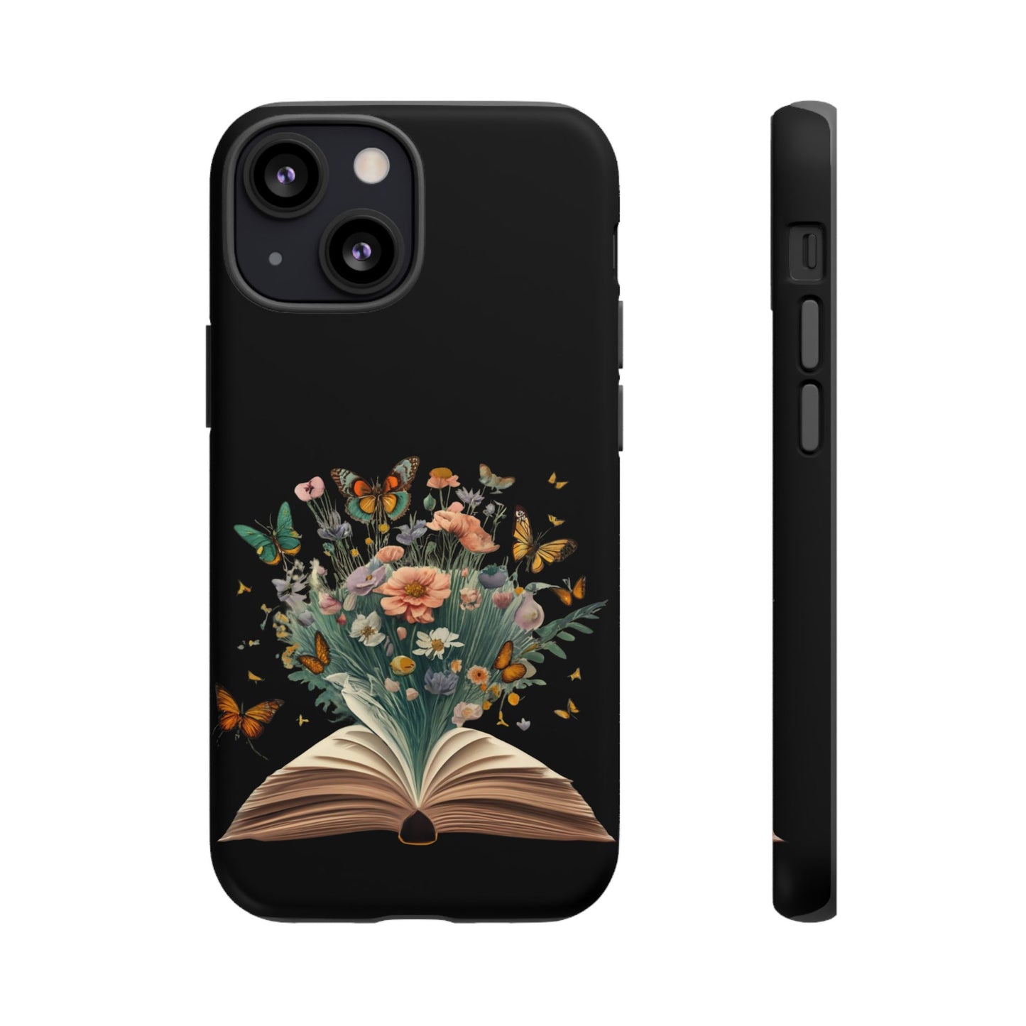 Book and wildflowers iPhone 15 | Floral iPhone 15 Case