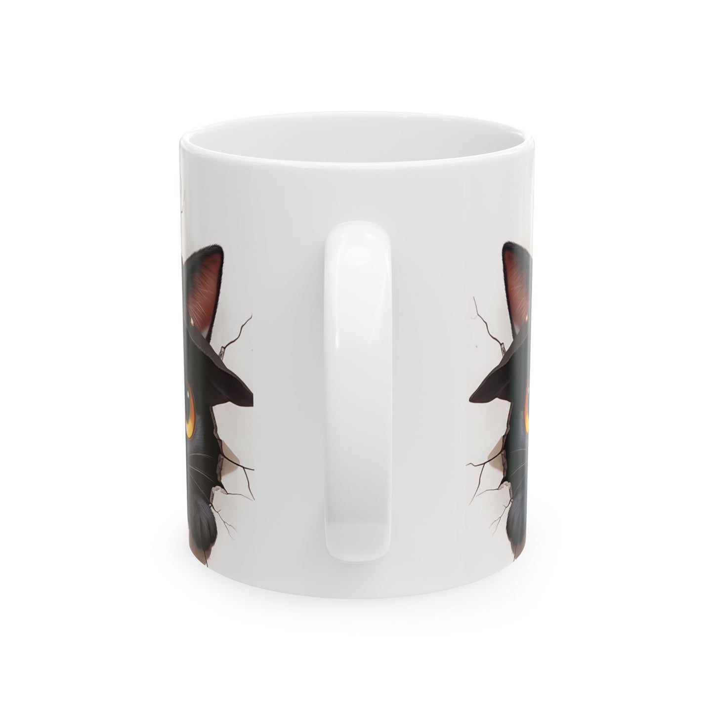 Cute Halloween Black Cat Mug | Mug Cat | Coffee Mug Cat Lover Gift | Halloween Gift