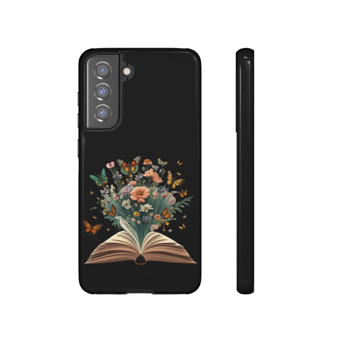 Book and wildflowers iPhone 15 | Floral iPhone 15 Case