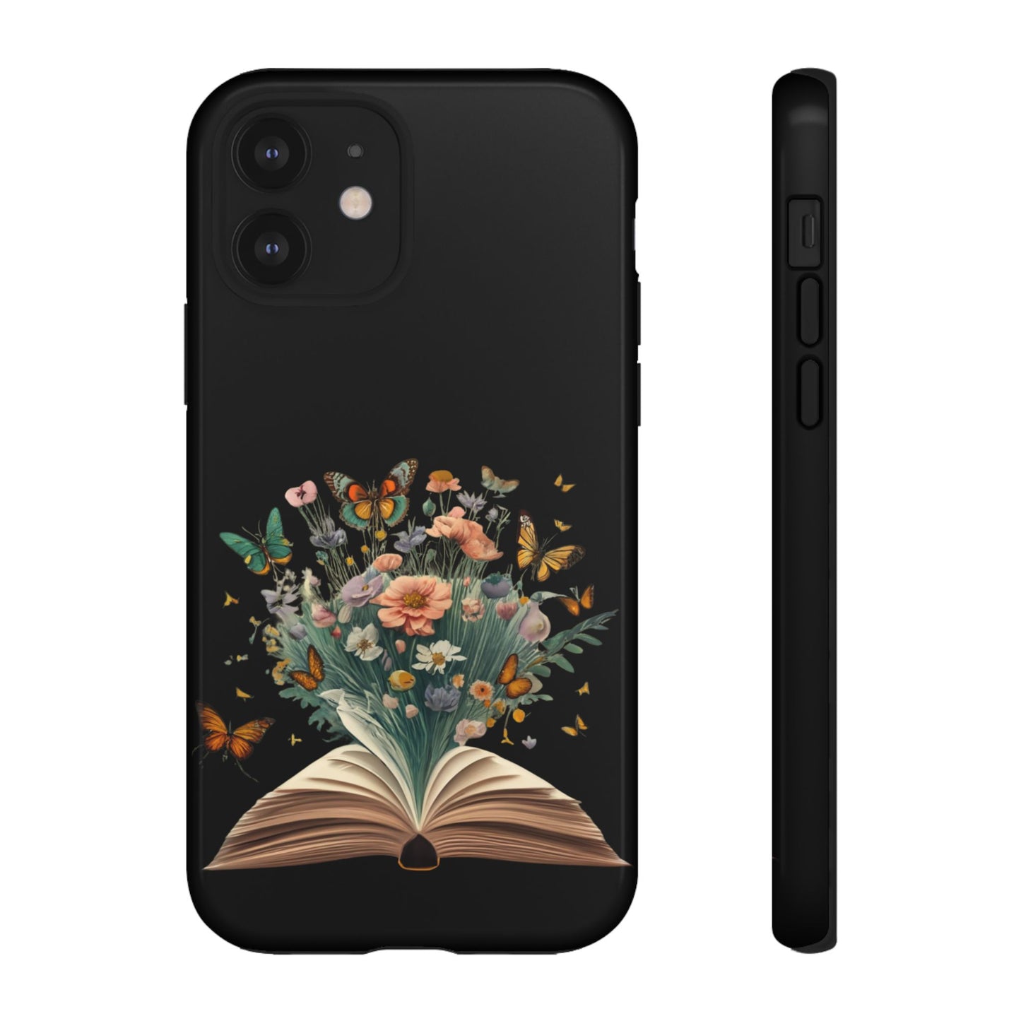 Book and wildflowers iPhone 15 | Floral iPhone 15 Case