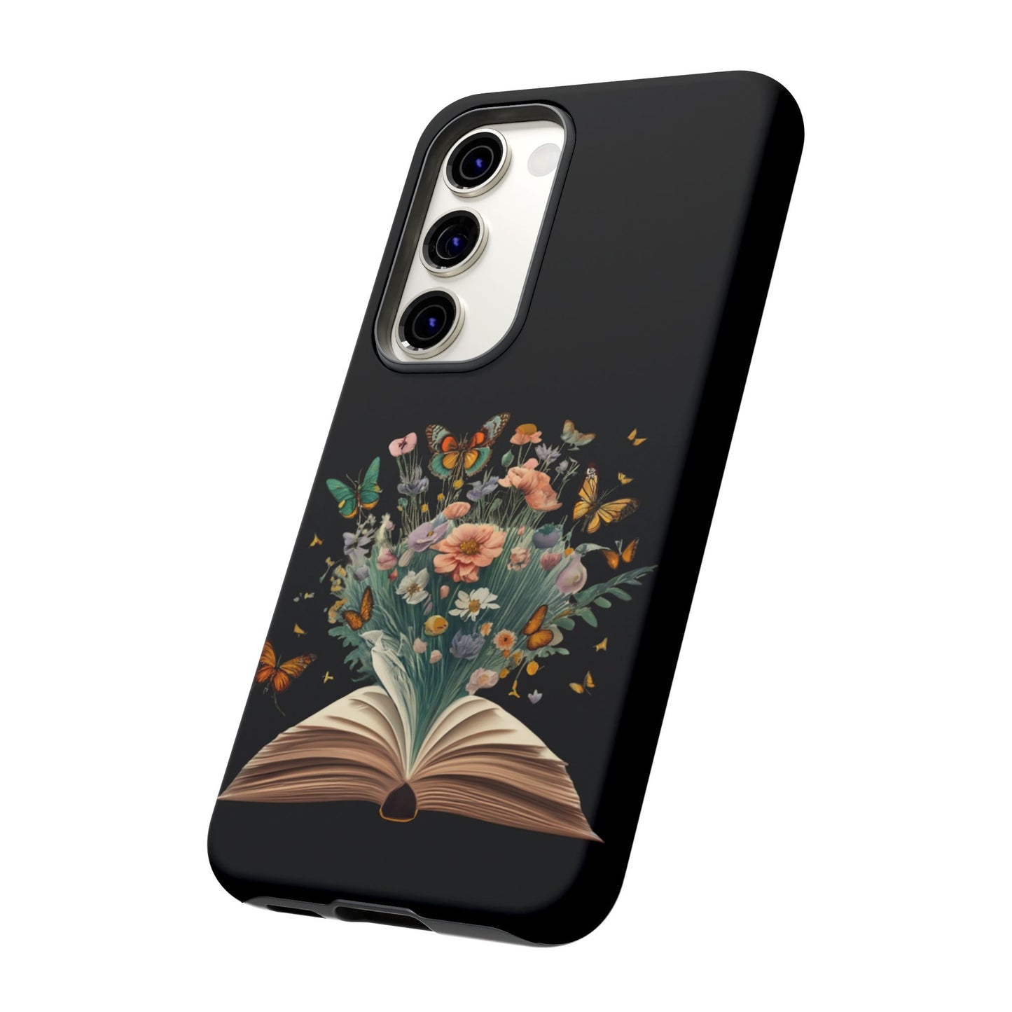 Book and wildflowers iPhone 15 | Floral iPhone 15 Case