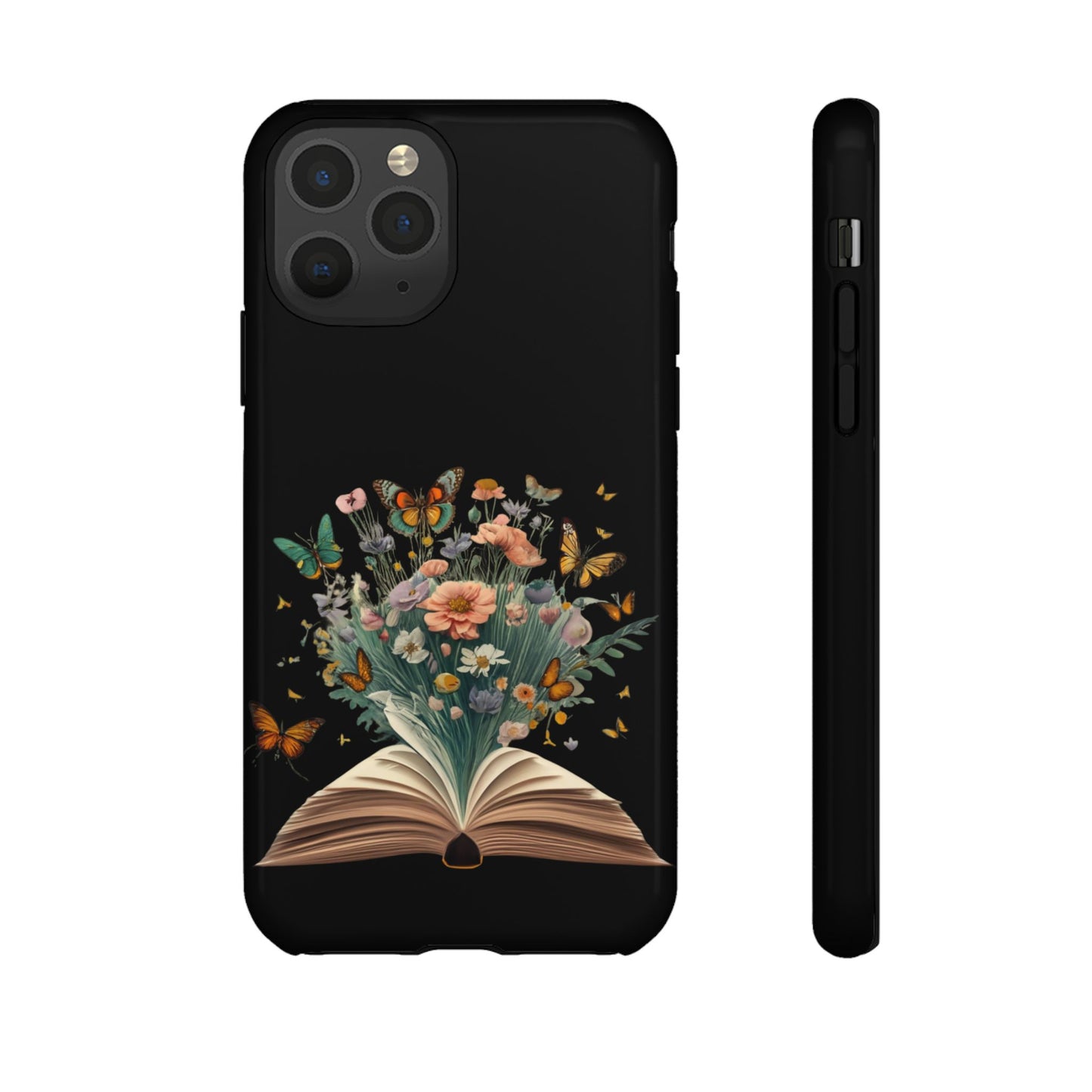 Book and wildflowers iPhone 15 | Floral iPhone 15 Case