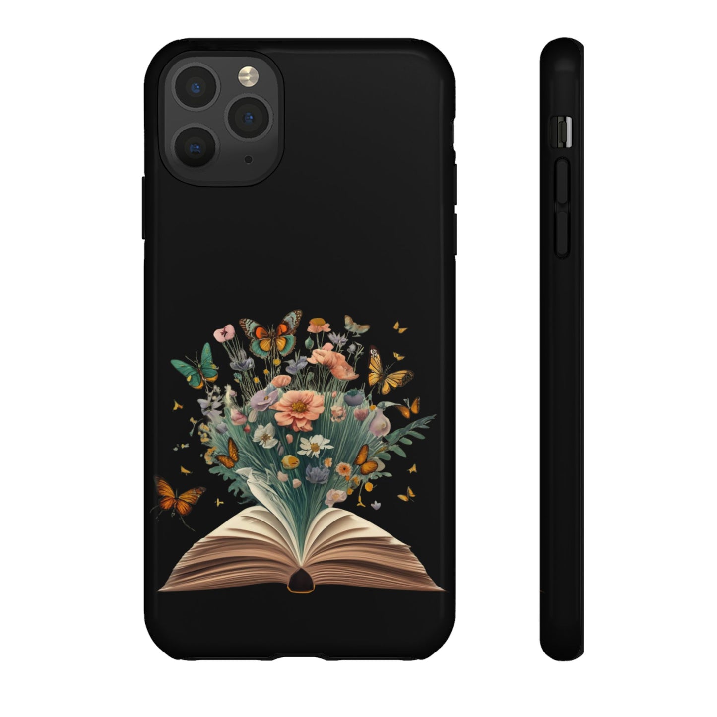 Book and wildflowers iPhone 15 | Floral iPhone 15 Case