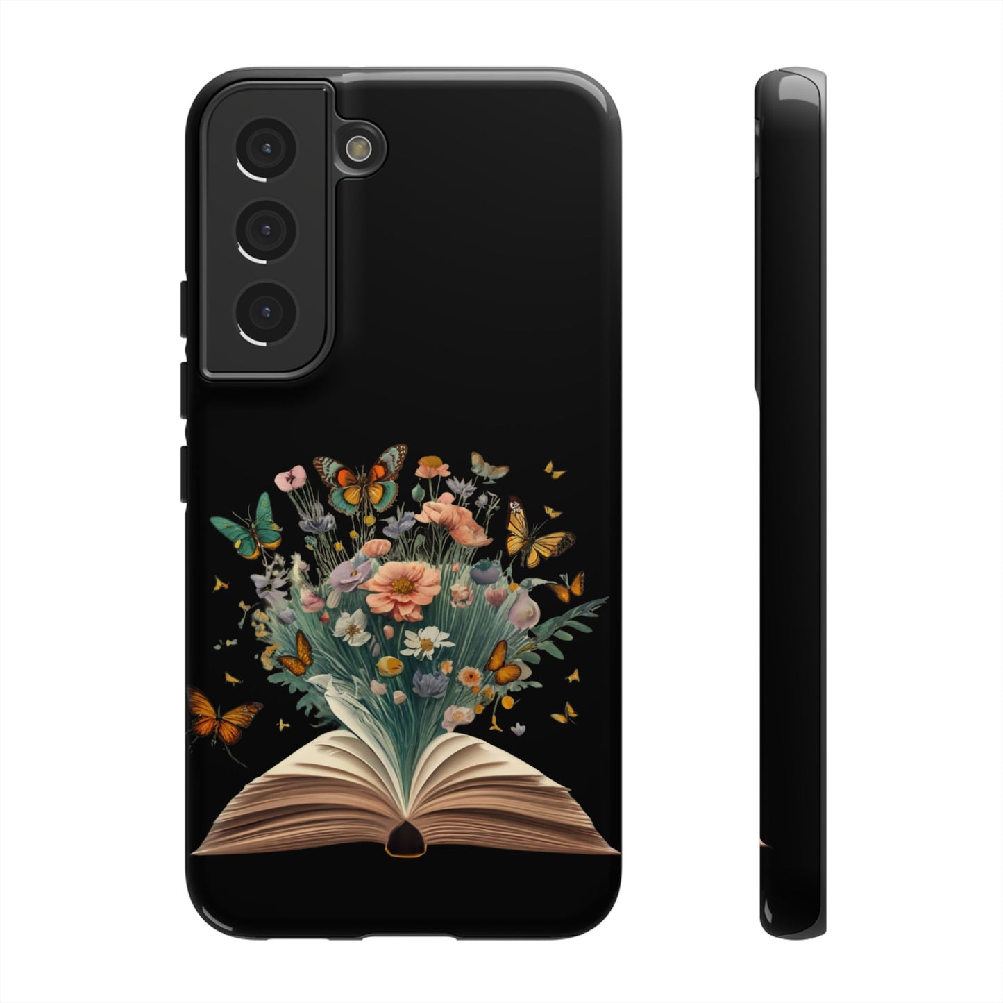 Book and wildflowers iPhone 15 | Floral iPhone 15 Case