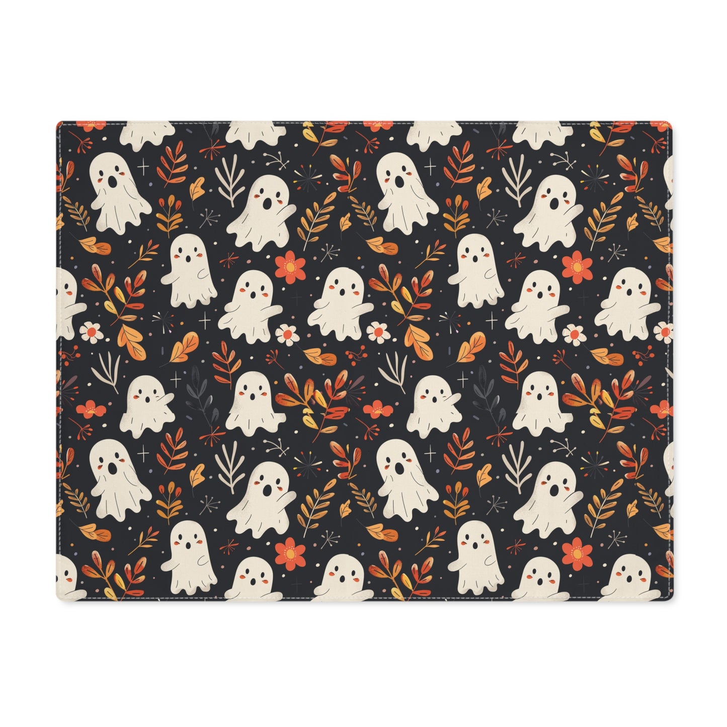 Fall and Halloween Placemat | Kitchen Decor | Fall Decor | Halloween Decor | Cute Ghost Placemat