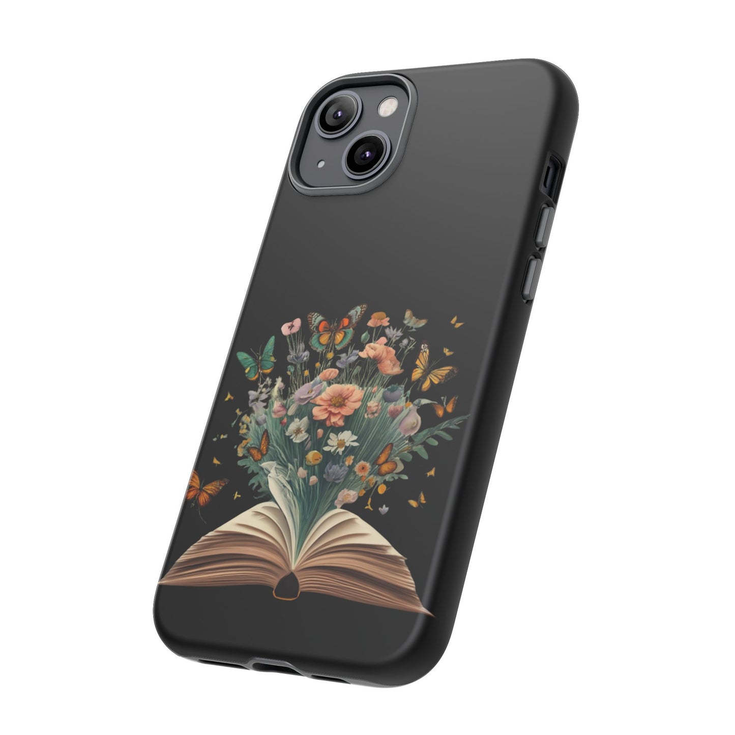 Book and wildflowers iPhone 15 | Floral iPhone 15 Case