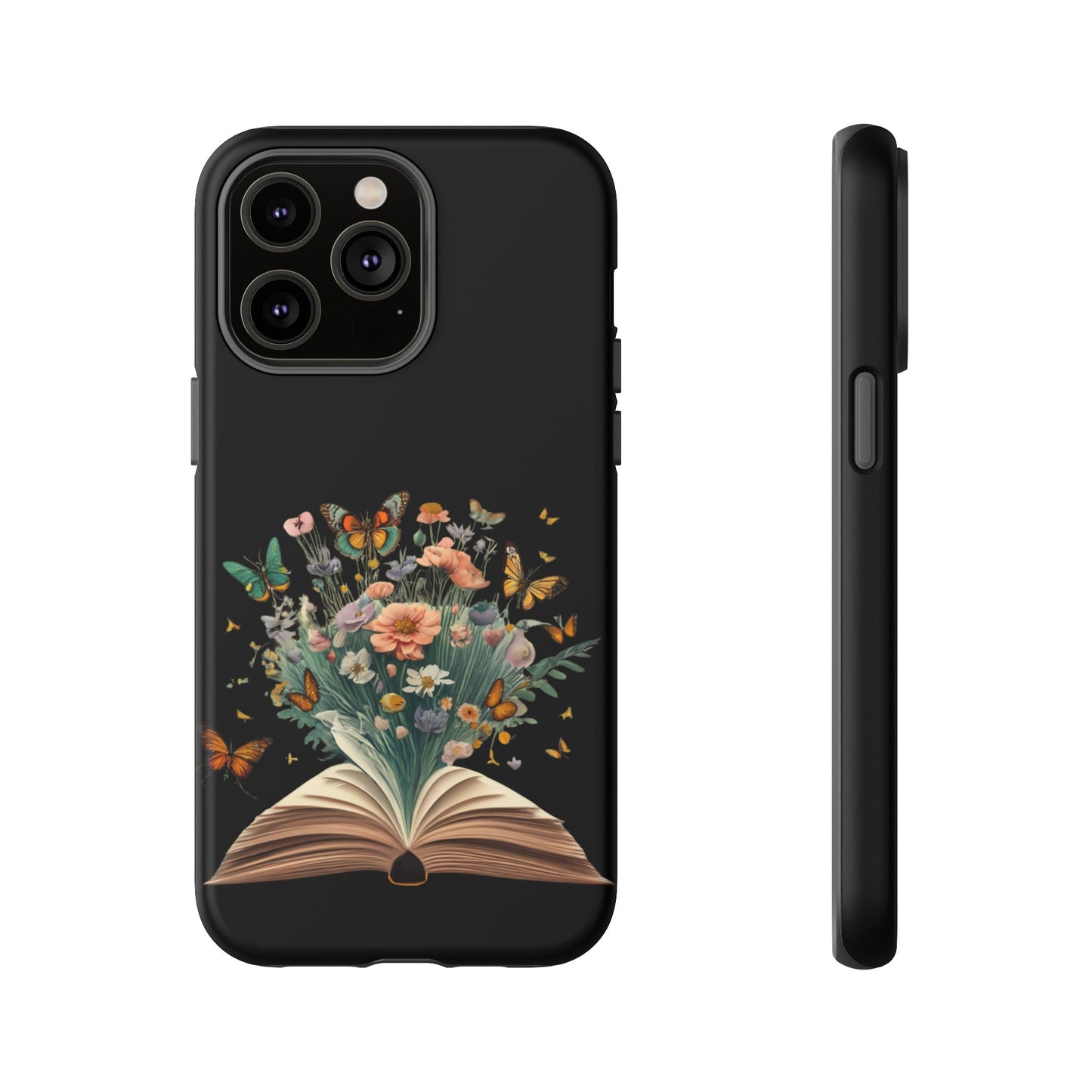 Book and wildflowers iPhone 15 | Floral iPhone 15 Case