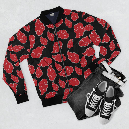 Red Cloud Men's Bomber Jacket | Anime Lover | Akatsuki