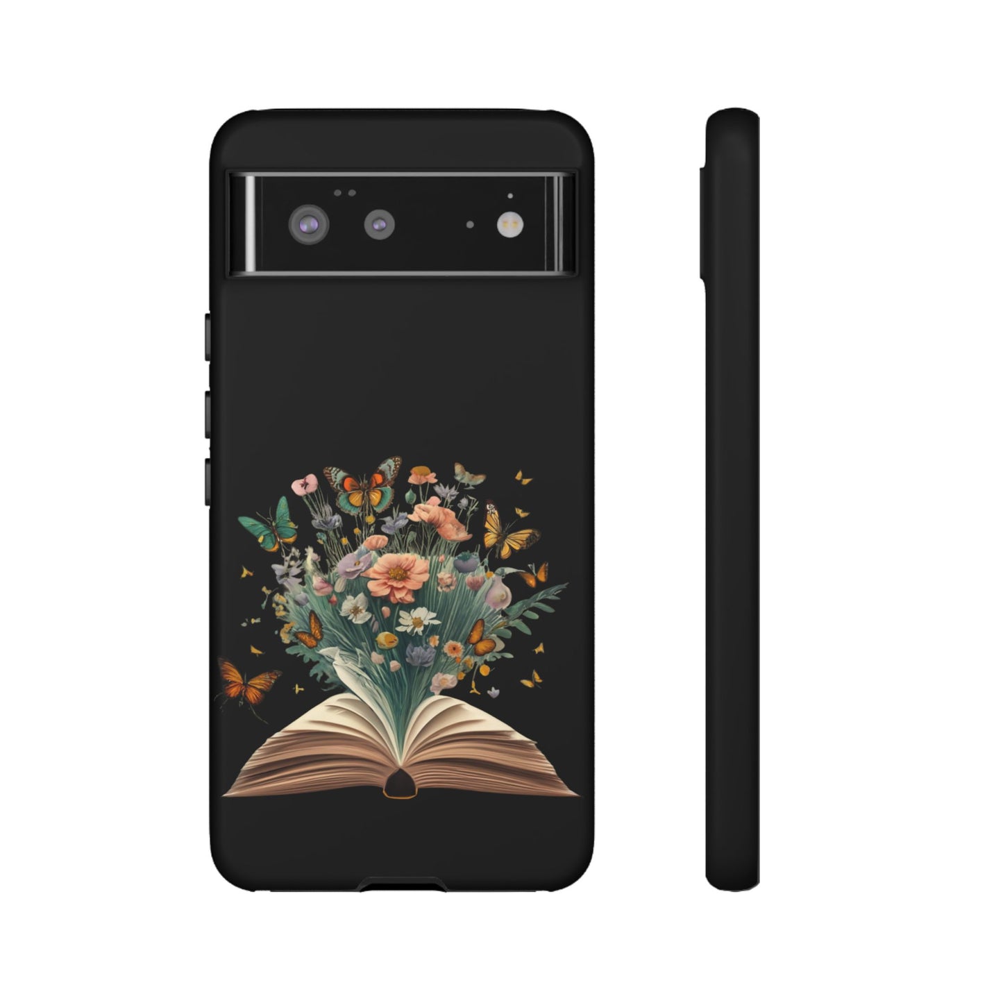 Book and wildflowers iPhone 15 | Floral iPhone 15 Case