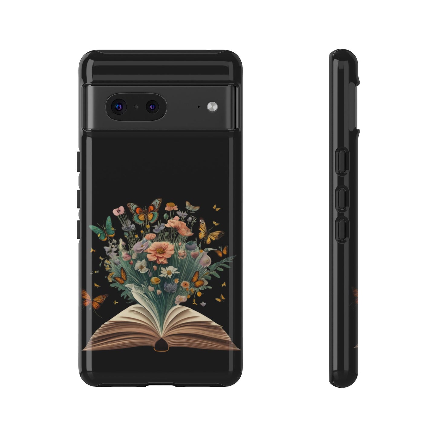 Book and wildflowers iPhone 15 | Floral iPhone 15 Case