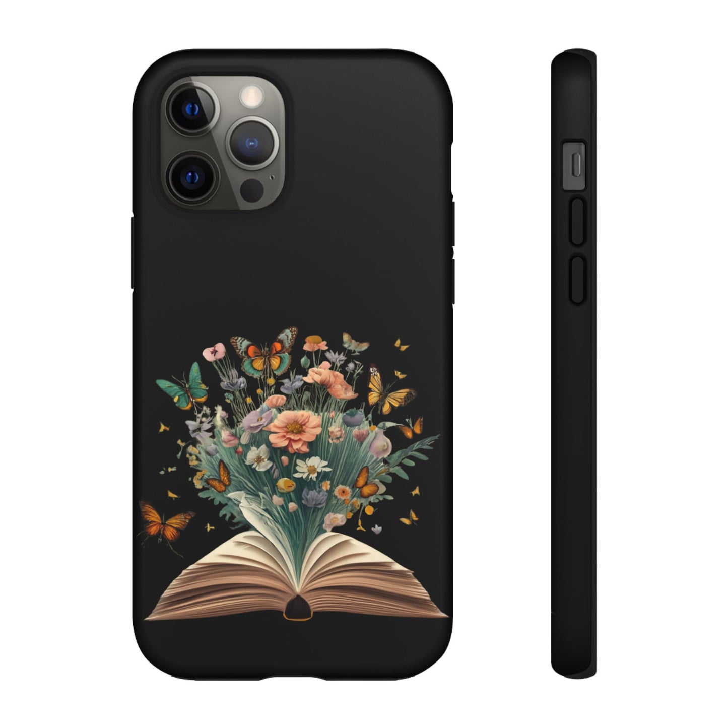 Book and wildflowers iPhone 15 | Floral iPhone 15 Case