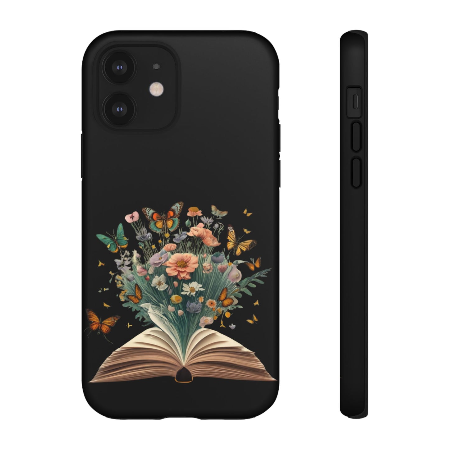 Book and wildflowers iPhone 15 | Floral iPhone 15 Case