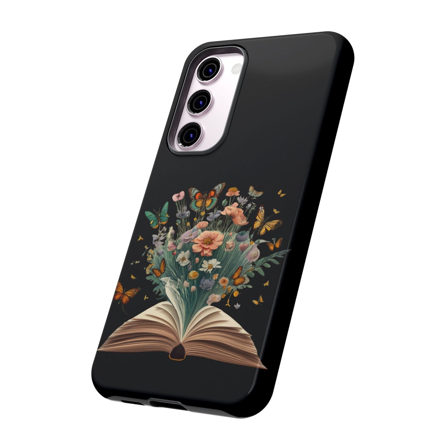 Book and wildflowers iPhone 15 | Floral iPhone 15 Case