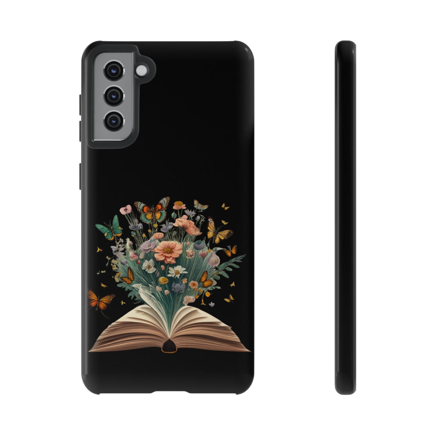 Book and wildflowers iPhone 15 | Floral iPhone 15 Case