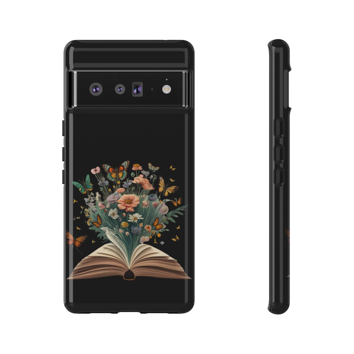 Book and wildflowers iPhone 15 | Floral iPhone 15 Case